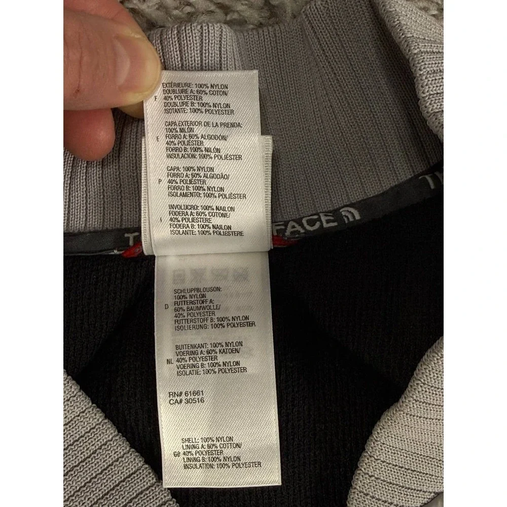 The North Face Never Stop Exploring Gray Quilted Jacket Men's Size 2XL